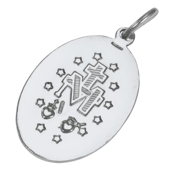 Médaille miraculeuse en argent sterling
