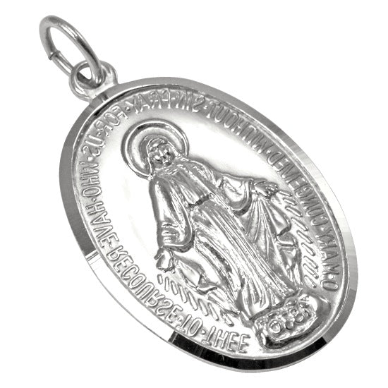 Médaille miraculeuse en argent sterling