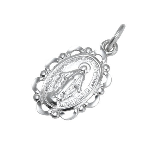 Médaille miraculeuse en argent sterling