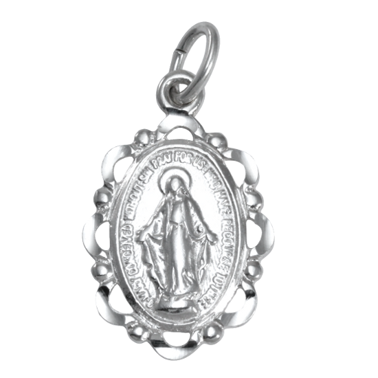 Médaille miraculeuse en argent sterling