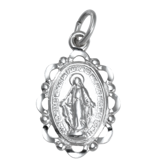 Médaille miraculeuse en argent sterling