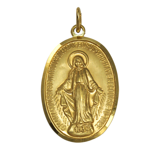 Médaille d'or miraculeuse