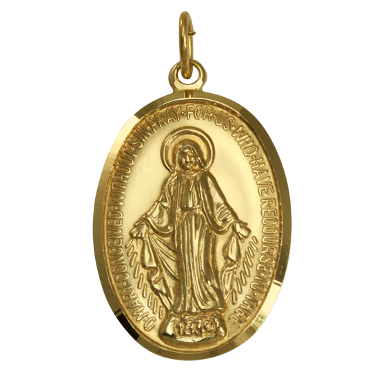 Médaille d'or miraculeuse