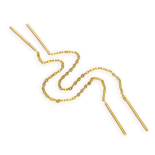 Boucles d'oreilles à tirer en or 9 carats