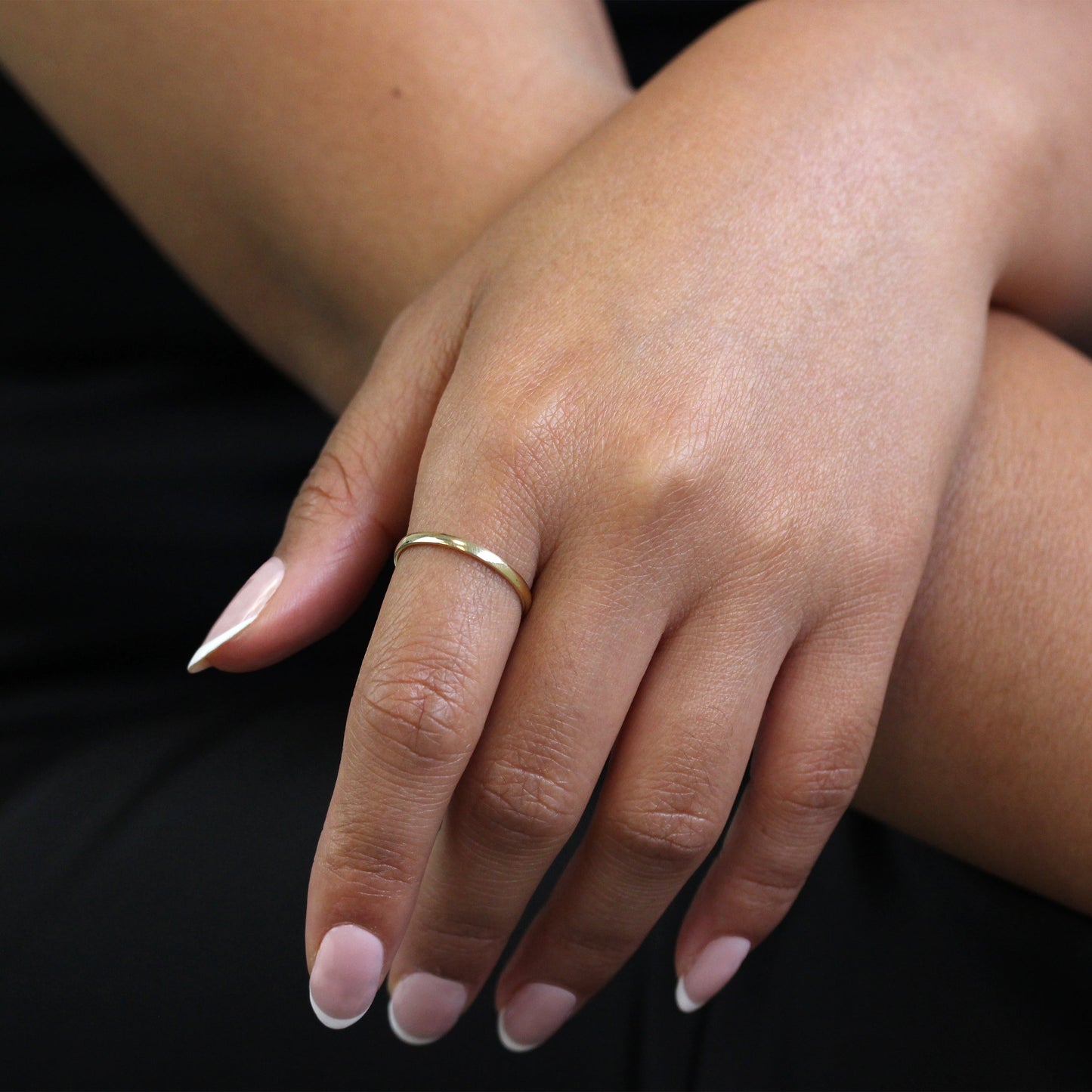 Alliance en or 9 carats de 2 mm, tailles I à U