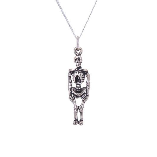 Collier squelette en argent sterling