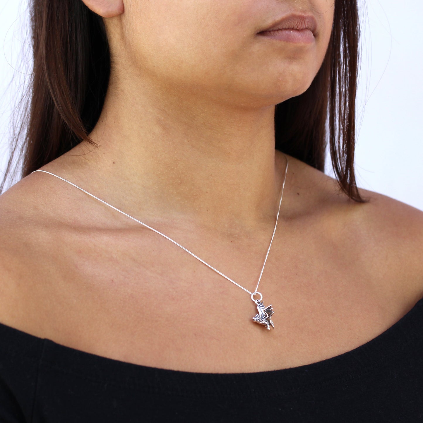 Collier chauve-souris en argent sterling