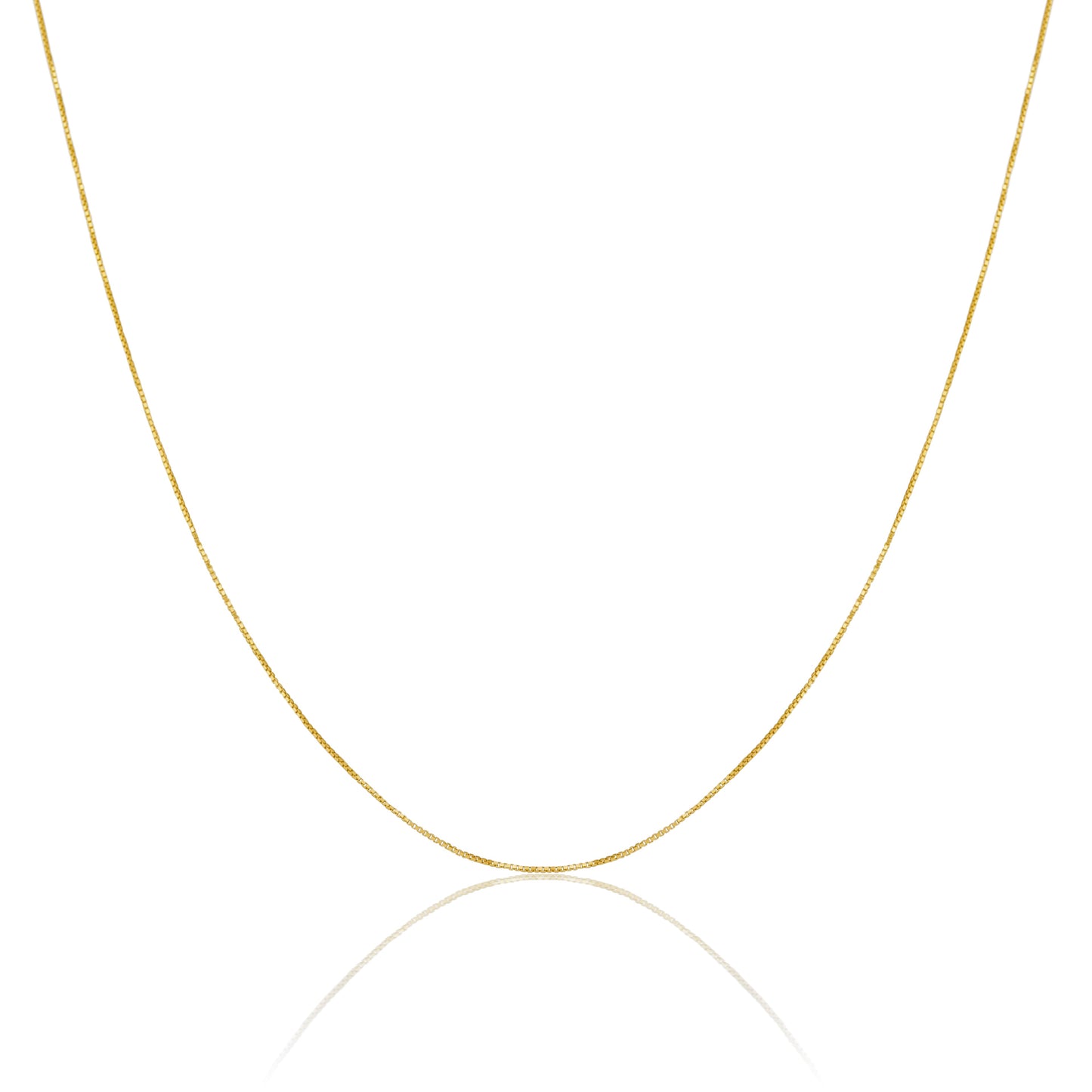 Chaîne en or 9 carats de 40 à 55 cm