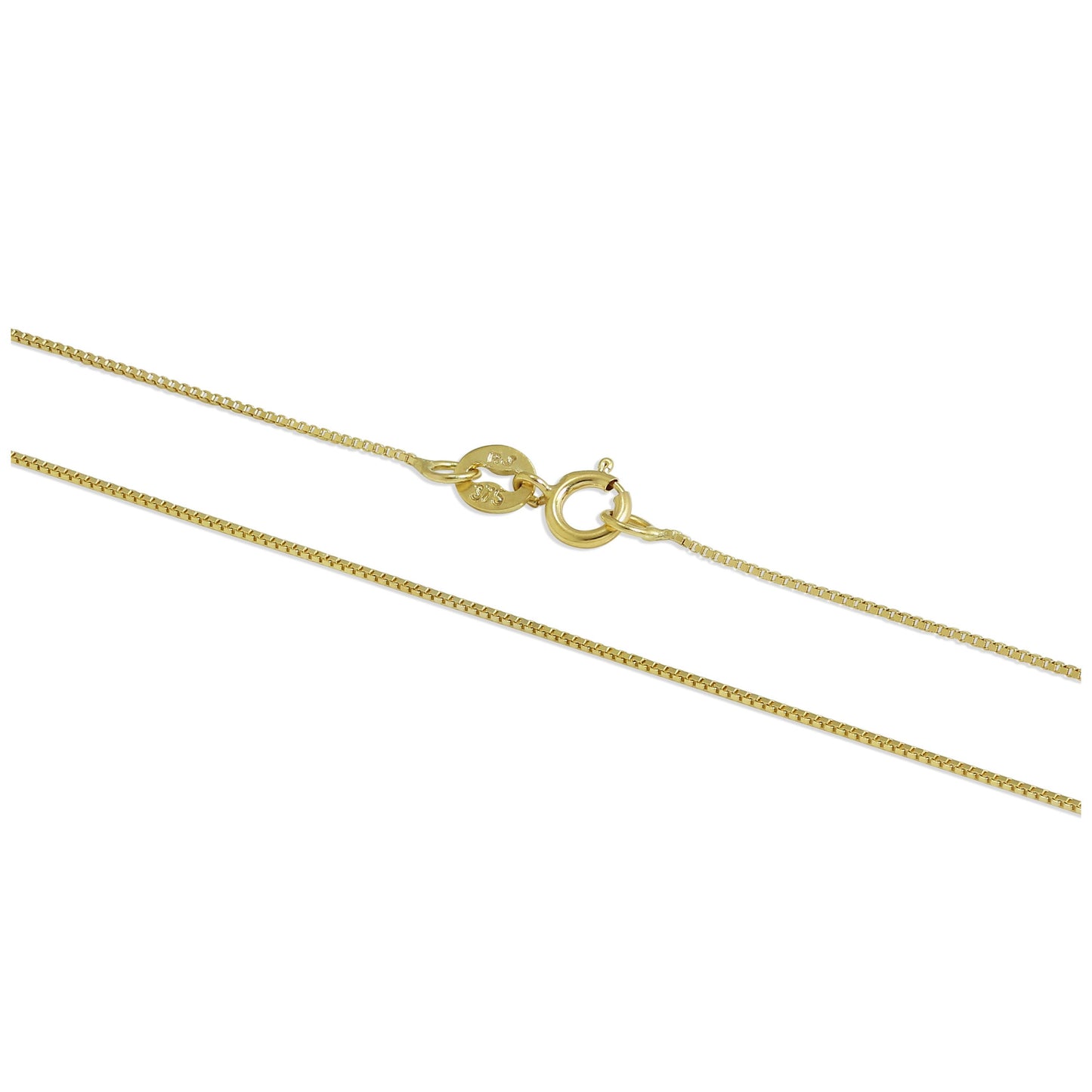 Chaîne en or 9 carats de 40 à 55 cm
