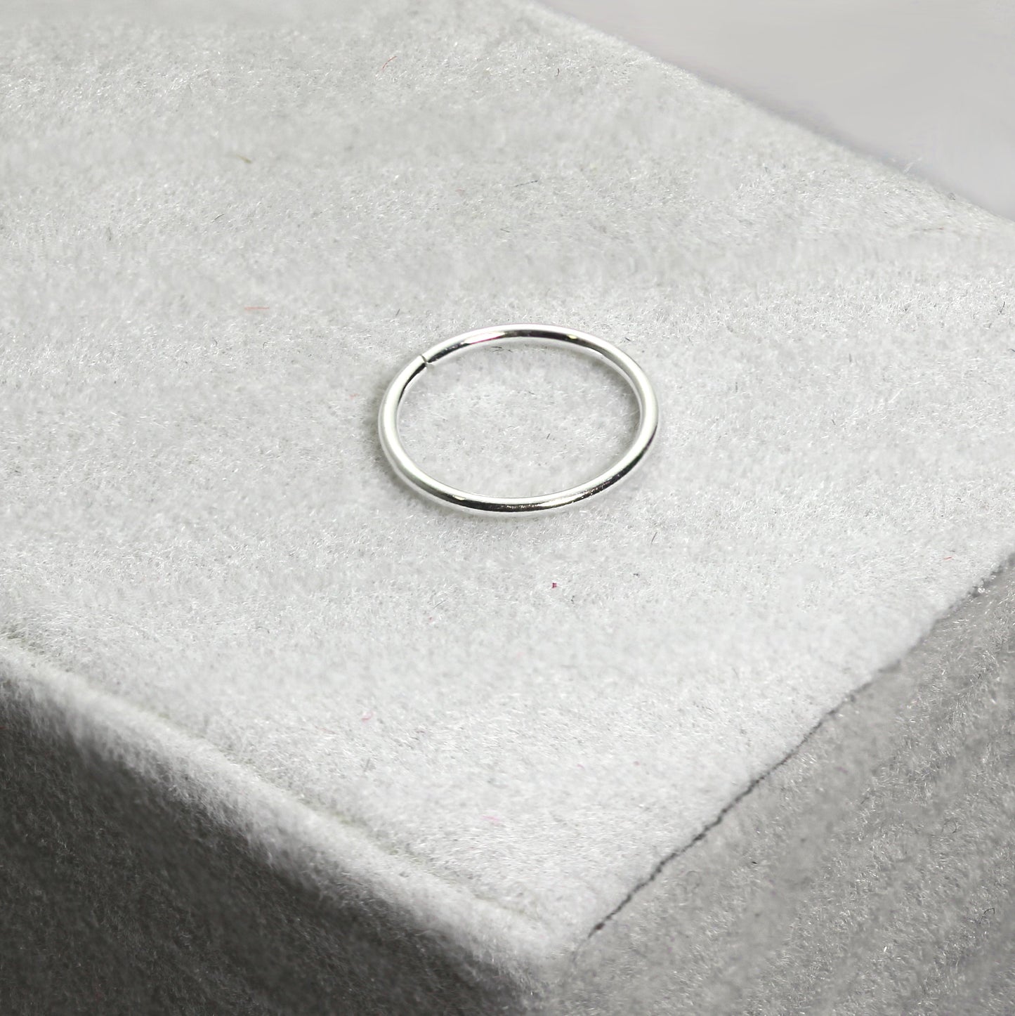 Anneau de nez en argent sterling de 8 mm