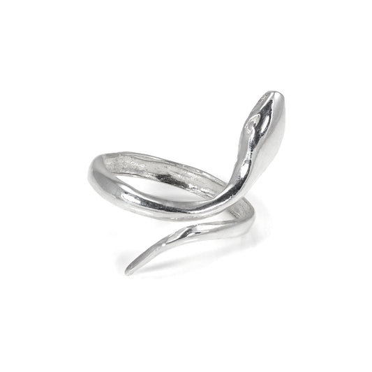 Bague d'orteil serpent en argent sterling de 2 mm