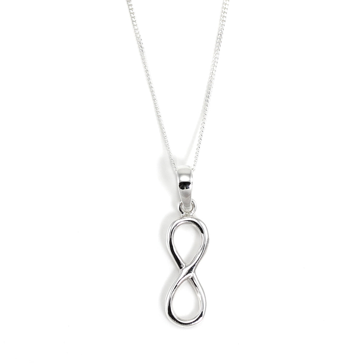 Collier pendentif infini en argent sterling
