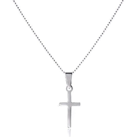 Pendentif croix en argent sterling