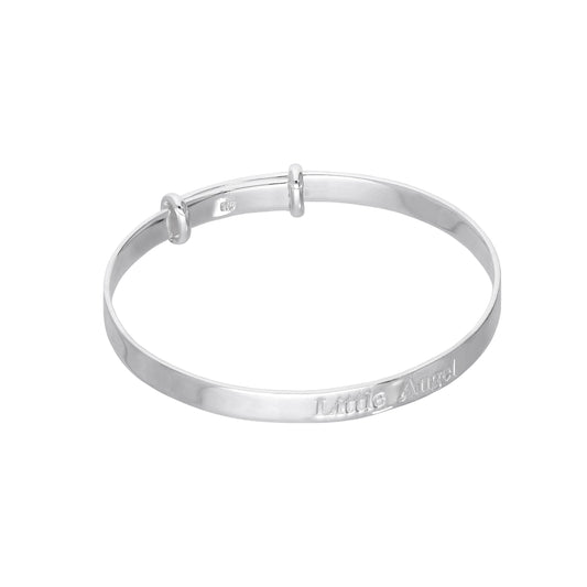 Bracelet réglable en argent sterling « Petit ange » pour bébé