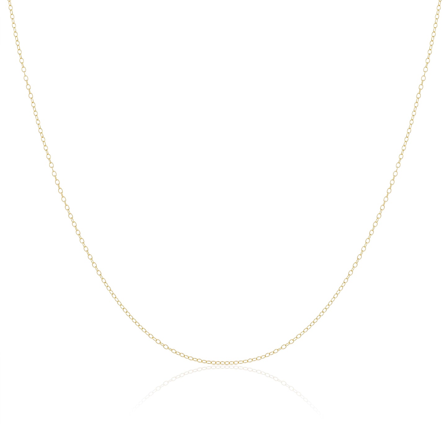 Chaîne en or jaune 9 carats de 40 à 45 cm