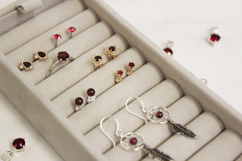 the january birthstone edit: garnet