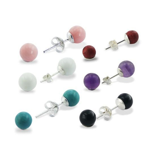 Boucles d'oreilles à tige en argent sterling