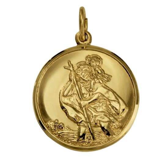 Pendentif Saint Christophe en or