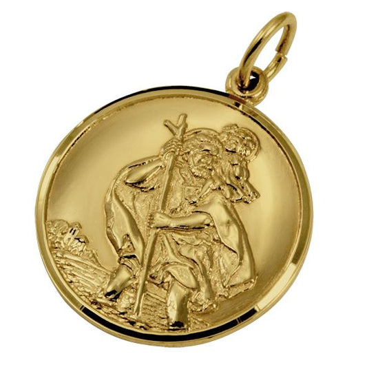 Pendentif Saint Christophe en or