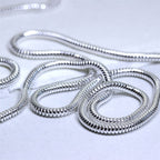 Chaîne ou bracelet serpent en argent sterling