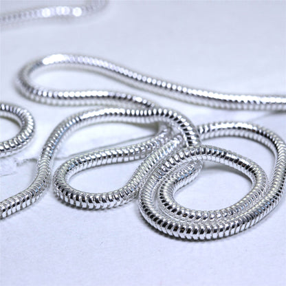 Chaîne ou bracelet serpent en argent sterling