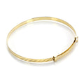 Bracelet bébé en or jaune 9 carats taille diamant