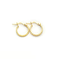 Boucles d'oreilles créoles en or jaune 9 carats