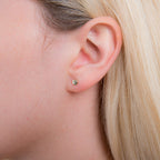 Boucles d'oreilles rondes en or 9 carats