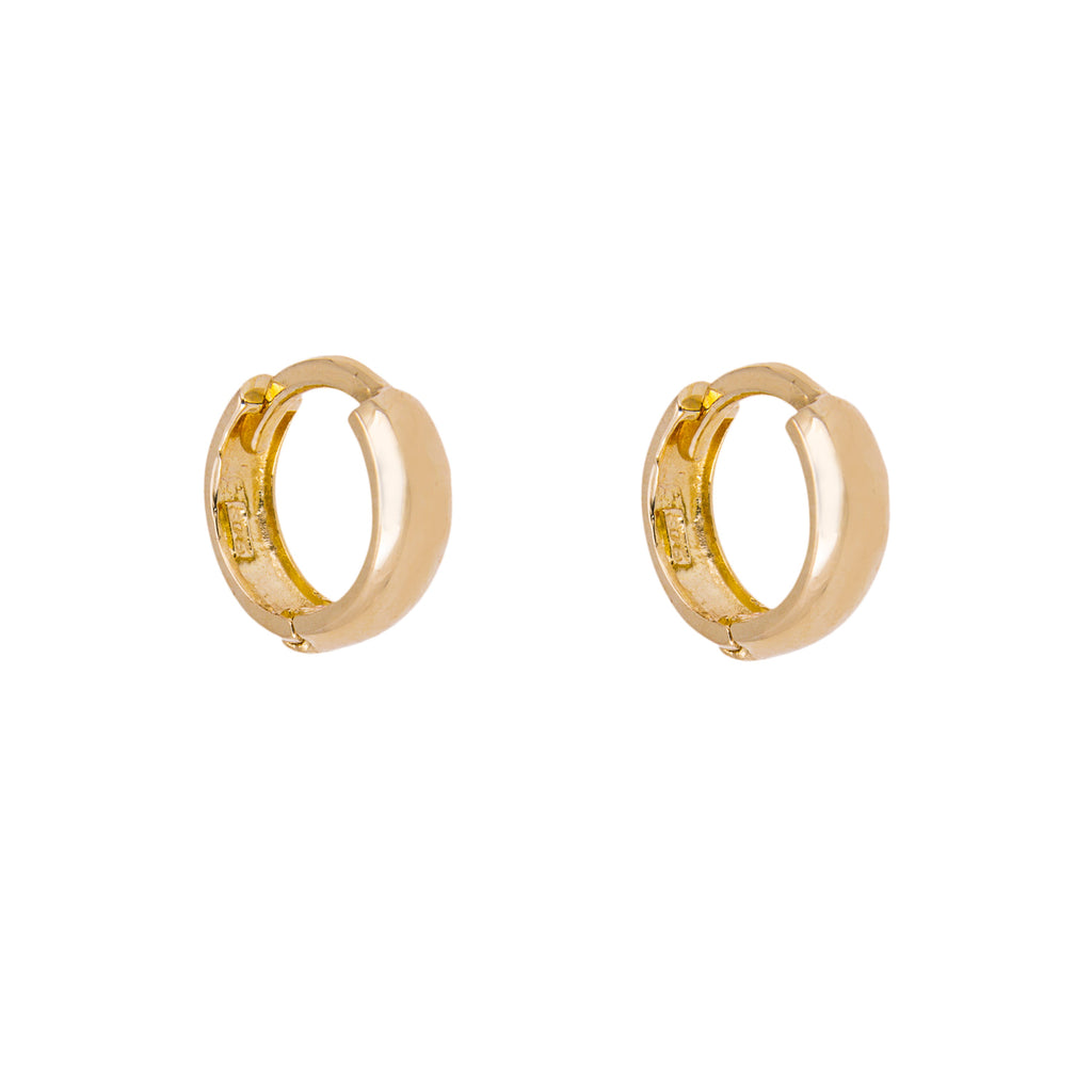 Boucles d'oreilles créoles en or 9 carats