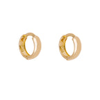 Boucles d'oreilles créoles en or 9 carats