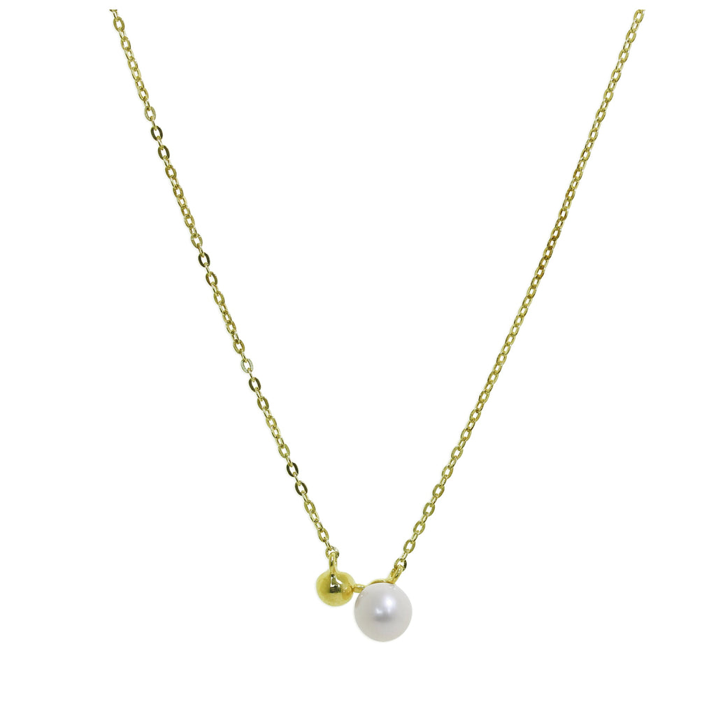 Collier de perles d'eau douce en or 9 carats