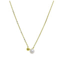 Collier de perles d'eau douce en or 9 carats