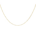 Collier ras du cou en argent sterling plaqué or avec perles taillées en diamant, rallonge de 30 à 61 cm