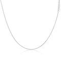 Collier ras du cou en argent sterling avec diamants taillés en diamants, 30,5 cm et 7,6 cm