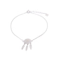 Bracelet réglable attrape-rêves en argent sterling