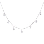 Collier multi-étoiles en argent sterling