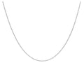 Chaîne à pendentif coulissante réglable en argent sterling jusqu'à 60 cm