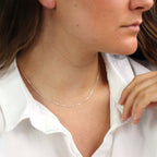 Chaîne à fermoir coulissant en argent sterling de toutes tailles jusqu'à 60 cm