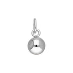 Breloque boule en argent sterling de 6 mm