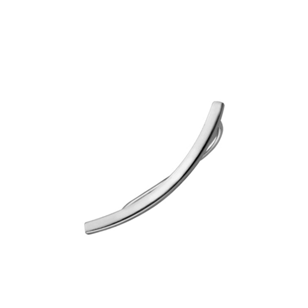 Boucles d'oreilles grimpantes à longue barre en argent sterling