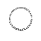 Anneau de nez en argent sterling avec diamant taillé