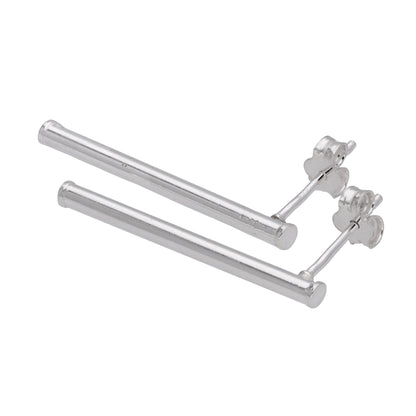 Boucles d'oreilles à tige longues en argent sterling
