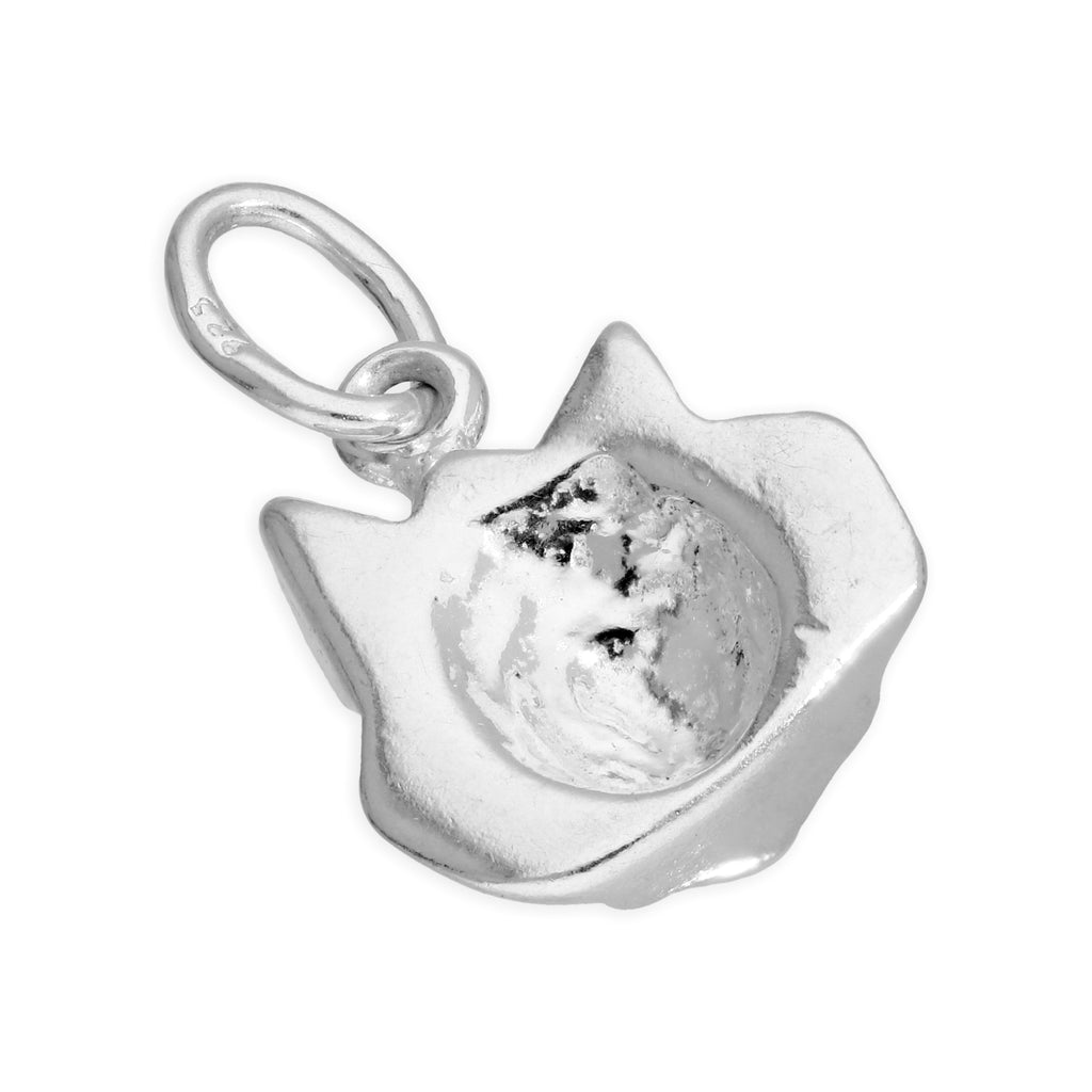 Breloque cadeau de Noël en argent sterling et émail