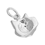 Breloque cadeau de Noël en argent sterling et émail