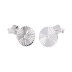 Boucles d'oreilles à tige en argent sterling avec zircones cubiques transparents taille diamant en forme d'étoile