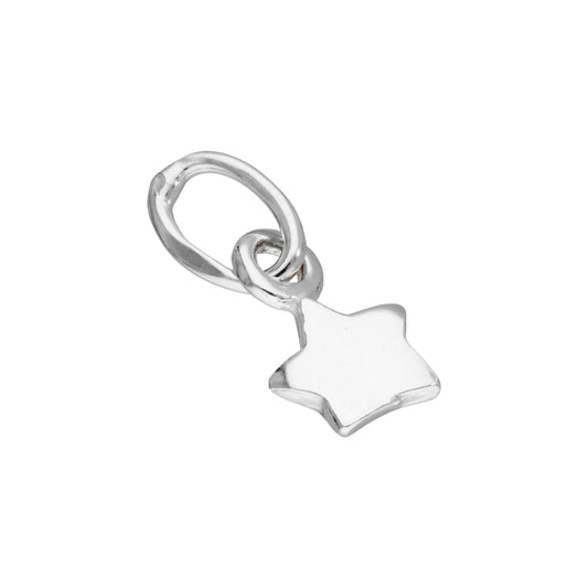 Breloque en argent sterling en forme de petite étoile