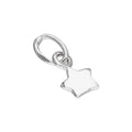 Breloque en argent sterling en forme de petite étoile