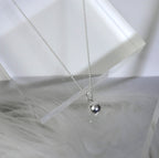 Collier boule de Noël en argent sterling - 35 à 55 cm