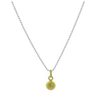 Collier boule de Noël en argent sterling plaqué or - 35 à 55 cm