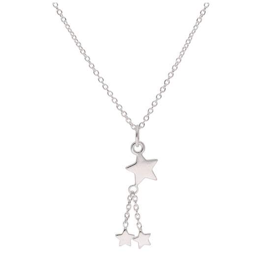 Collier multi-étoiles en argent sterling de 40 à 81 cm